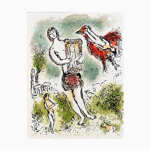 Marc Chagall, L'Odyssée, Planche XXXIV mit Akt, 1974, Lithographie