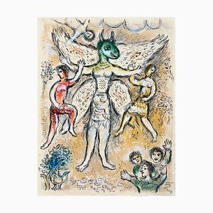Marc Chagall, L'Odyssée, Planche XLI with Nude, 1974, Lithograph