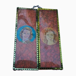 Vintage Folding Dressing Table Mirror, 1960s