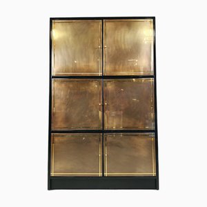 Vintage Brass Drawer Cabinet, 1980s