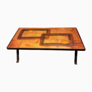 Vintage Ceramic Coffee Table, 1970s