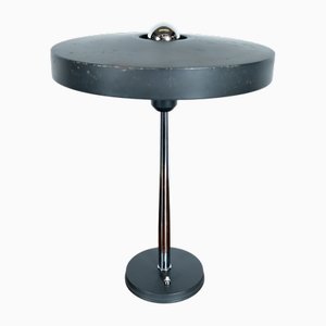 Mid-Century Dutch Grey Timor 69 UFO Desk Lamp by Louis Kalff for Philips, 1960s