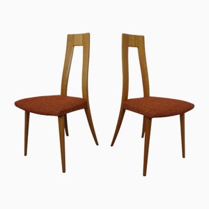 Cherry Wood Chairs from Ernst-Martin Dettinger, Germany, 1960s, Set of 2