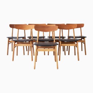 Model 210 Dining Chairs by Farstrup for Farstrup Møbler, 1960s, Set of 8