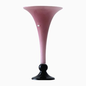 Pink Blown Glass Vase by Michielotto, 1980s
