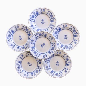 Large Vintage Italian Plates by Nueva Fontebasso, 1975, Set of 6