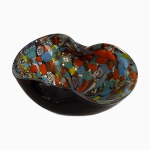 Confetti Ashtray in Blown Murano Glass, 1950s