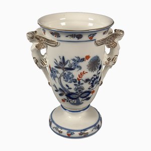 Paris Royal Porzellanvase mit Engelsgriffen, 1960er