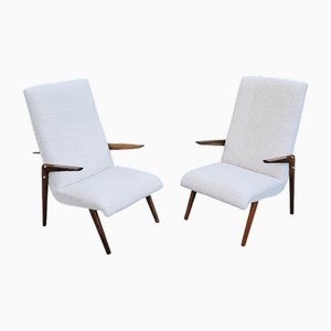 Mid-Century Sessel aus Teak, 1970er, 2er Set