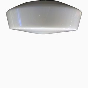 Opal Glass Ceiling or Wall Lamp from RZB Rudolf Zimmermann Bamberg, 1950s