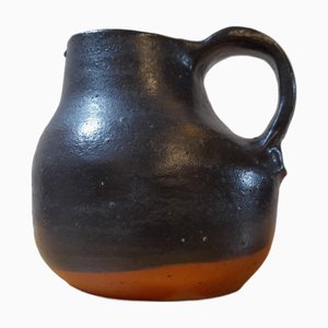 Jarra de gres pirita de Yves Mohy, La Borne, Francia, años 50