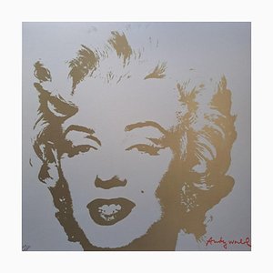 After Andy Warhol, Marilyn Monroe Black-Silver, 1980s, Print