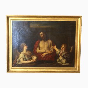 Cristo con la corona di spine, XVIII secolo, Olio su tela, In cornice
