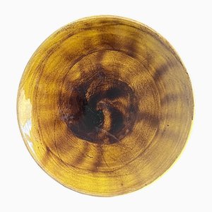 Wandtasse oder Teller aus Keramik von Georges Jouve, 1960er