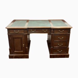 English Desk with Green Inlay