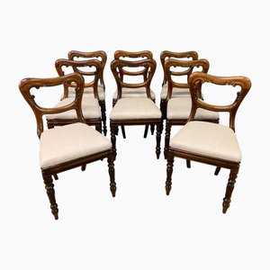Sedie vittoriane in palissandro, 1845, set di 8