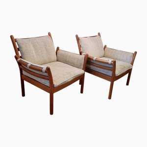 Easy Chairs by Illum Wikkelsø for C.F.C. Silkeborg, 1960s, Set of 2