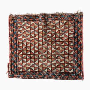 Antique Handmade Bashir Bagface Rug, 1870s