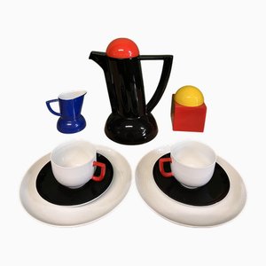 Servizio da caffè di Lutz Rabold, 1985, set di 5