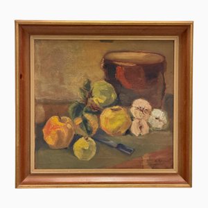 Ruth Sjögren, Mid-Century Still Life, 1952, Öl auf Leinwand, gerahmt