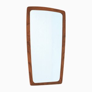 Dänischer Mid-Century Wandspiegel aus Teak, 1960er