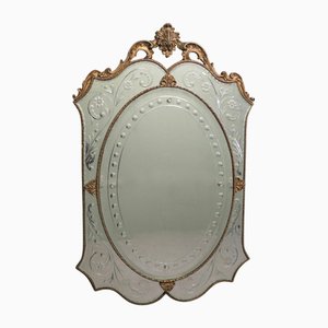 Art Deco Venetian Style Mirror, 1950s
