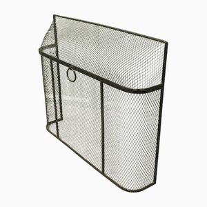 Curve Top Fire Guard in Iron, 1960s