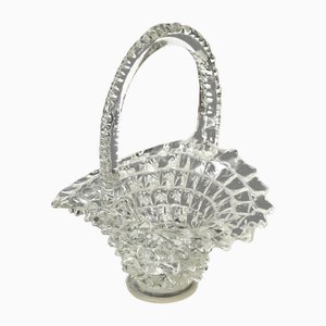 Large Italian Rostrato Murano Glass Centerpiece from Erco, 1940s