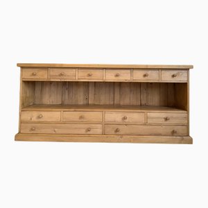 Rustic Chest of 12 Drawers in Oak