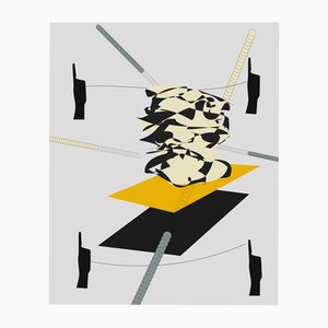 Rusa Tavartkiladze, Stupid Head in Witty Space, digitaler Tintenstrahldruck