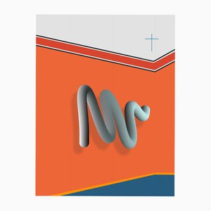 Rusa Tavartkiladze, Topological Play, Digital Ink Jet Print