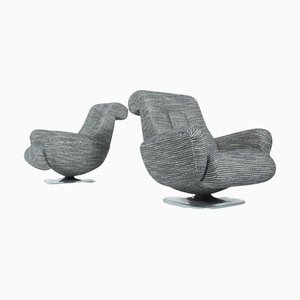 Mid-Century Armchairs, 1960s, Set of 2