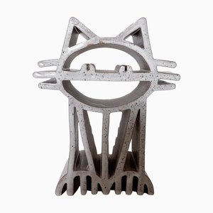 Mid-Century Ceramic Cat by Gianni Polerti, Italy, 1960s
