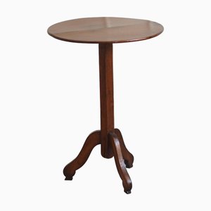 Table d'Appoint Piédestal Antique avec Pieds Incurvés, 1900s