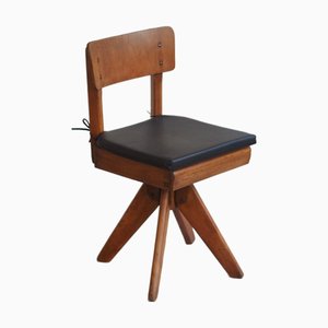 Mid-Century Children's School Swivel Chair, 1960s