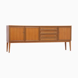 Mid-Century Walnut Sideboard with Drawers and Storage Compartments, 1960s