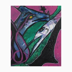 Jesper Jokeren Dahl, Composition, 2024, Acrylic Painting