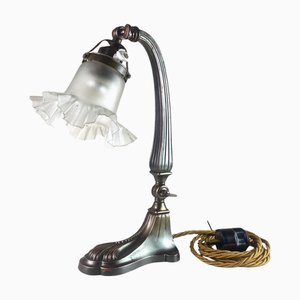 Lampada da tavolo in rame, inizio XX secolo