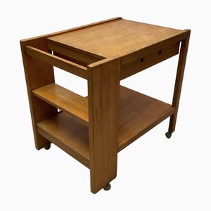 Pine Bar Cart by Jordi Vilanova, Spain, 1960s
