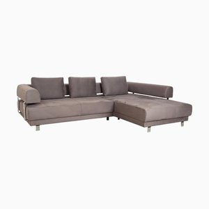 Velvet Fabric Corner Sofa from Ewald Schillig