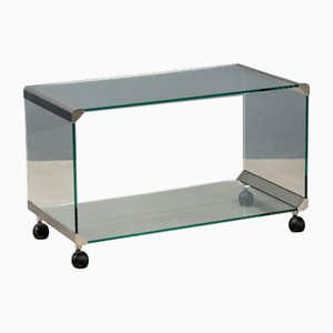 Vintage Brass and Glass Coffee Table by Gallotti & Radice, Italy, 1970s