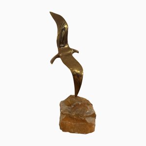 Scultura Uccello in volo di Curtis Jeré, anni '70