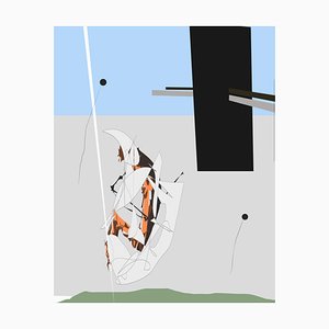 Rusa Tavartkiladze, Subtitles Beneath Totality, Digital Ink Jet Print