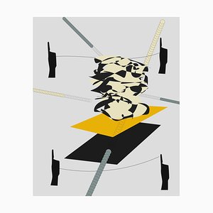 Rusa Tavartkiladze, Stupid Head in Witty Space, Digital Ink Jet Print