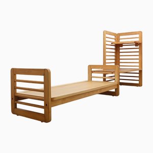 Italienisches Mehrzweckbett mit Aufbewahrungssystem, 1970er, 4er Set