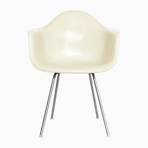 Off-White Dax Fiberglass Chair by Charles & Ray Eames for Herman Miller, 1970s