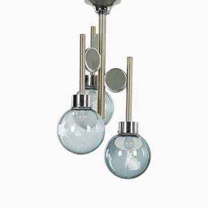 Space Age Murano Glass Chandelier, Italy, 1970s