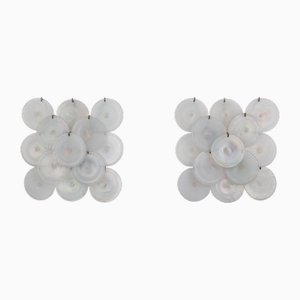 Vintage Wall Lights by Carlo Nason for Mazzega, 1960s, Set of 2