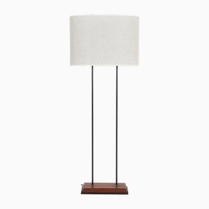 Mid-Century Modern Danish Floor Lamp in Teak and Steel, 1960s