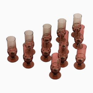 Vasos vintage de Willem Heessen, años 70. Juego de 12